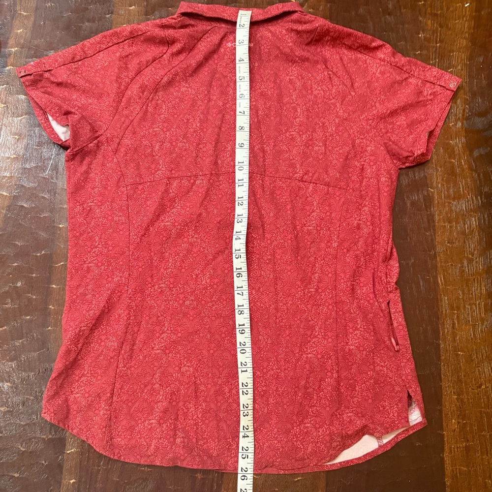 Columbia Women's Red Titanium Omni Dry Collared Shirt - Picture 14 of 16